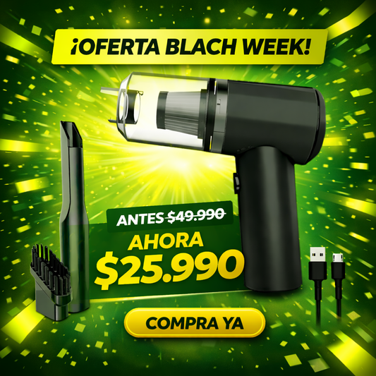 Mini Aspiradora Portátil Recargable Auto